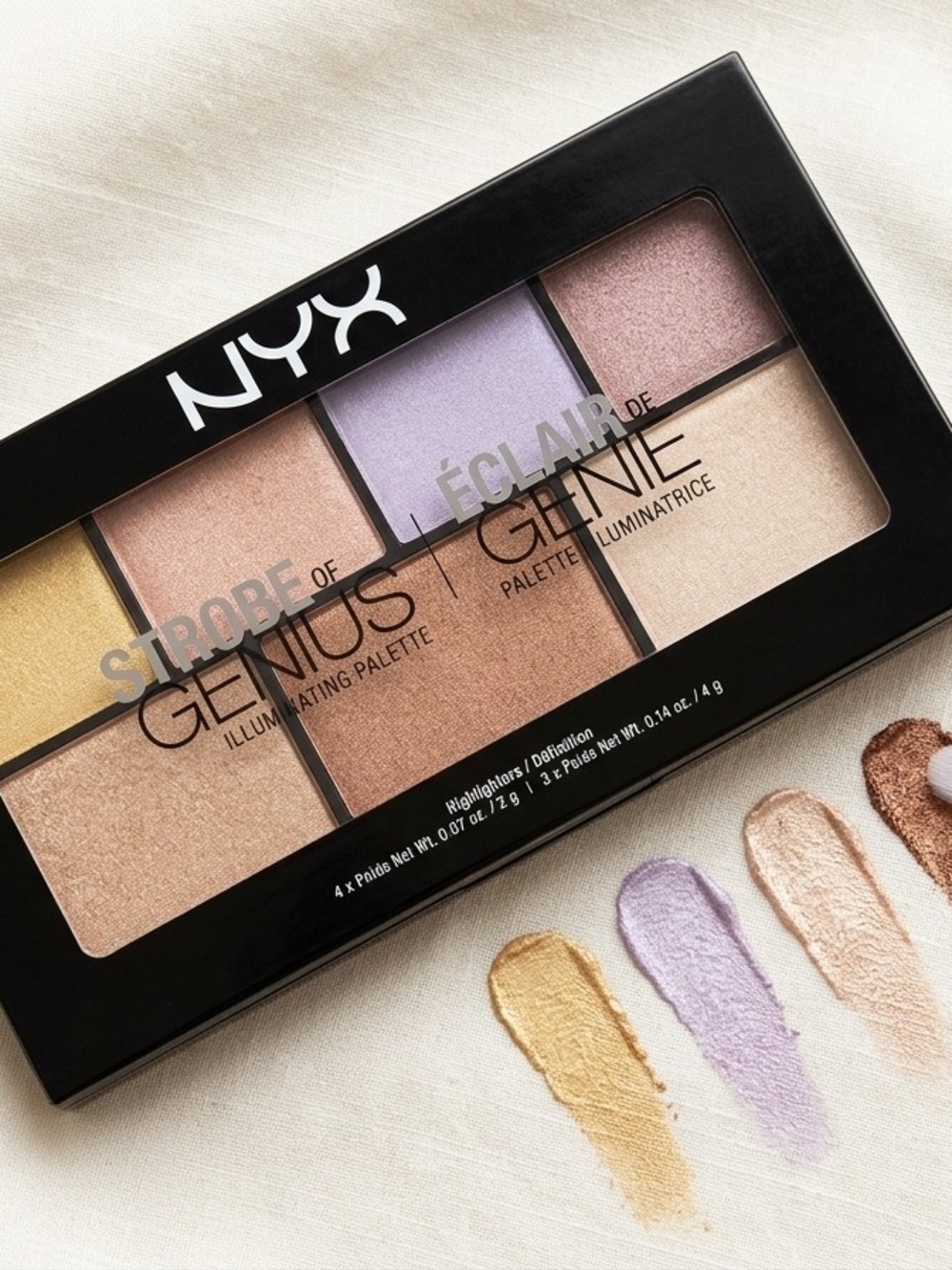 NYX Strobe of Genius Illuminating Palette (7 Shades)